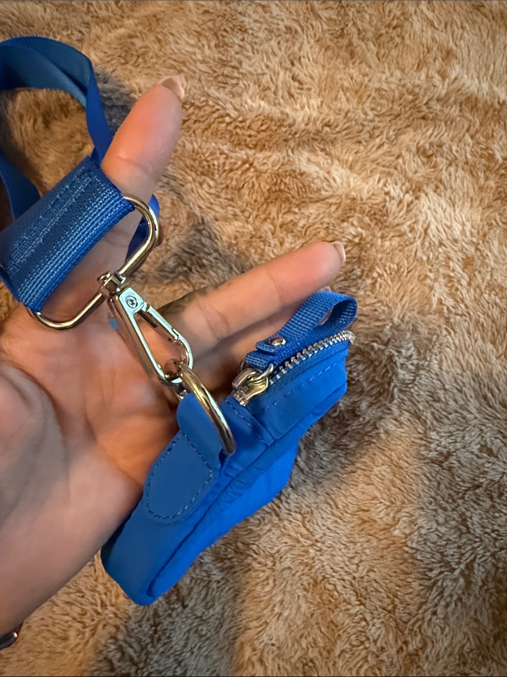 Urban Outfitters Royal Blue Crossbody Nylon Shoulder Bag - Picture 3 of 5